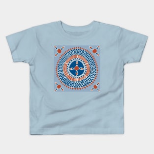 African Tribal Sunflowers Kids T-Shirt